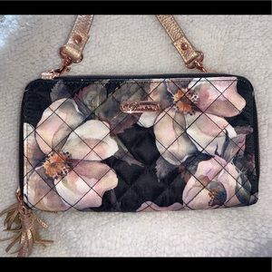 Crossbody Double Zipper Clutch/Wallet